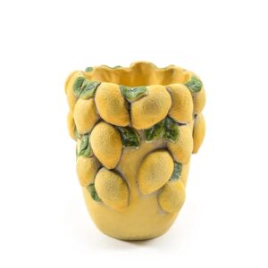 Vaso Limoni in Cemento 20 x 20 x h.23 Cm Mercury
