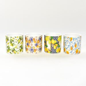 Vaso Limoni in Ceramica 6.5 x 6.5 x h.6.8 Cm Design CASUALE Mercury