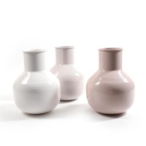 Vaso in Metallo 21.5 x h.30Cm Colore CASUALE Mercury