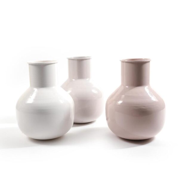 Vaso in Metallo 21.5 x h.30Cm Colore CASUALE Mercury 29511