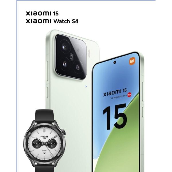 Xiaomi 15 Verde 256GB 12GB con Xiaomi Watch S4