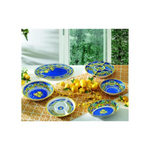 Antipastiera Citrus Blu Melamina Brandani 515651