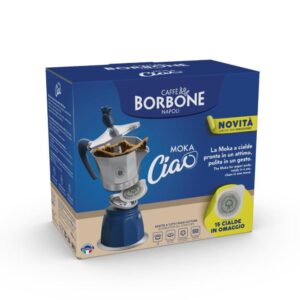 Caffè Borbone Moka induzione 3 Tazze con 15 cialde