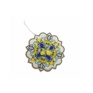 Decorazione Citrus Ceramica Sughero Bianco Brandani 52778