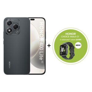 Honor H400 Lite Nero 5G 256GB 8GB con Choice Watch 2i