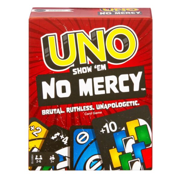 Mattel Gioco carte UNO No Mercy HWV18