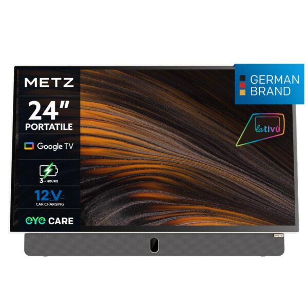 Metz Tv Led 24 Full HD Google TV con batteria 24MPE7000Z