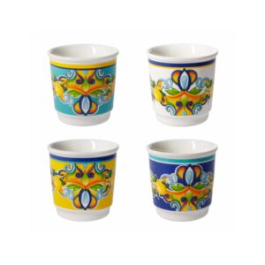 Set 4 Bicchierini Citrus Colori Assortiti Brandani 52746