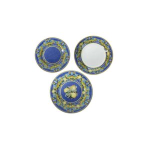 Set Tavola 18 Pezzi Citrus Blu Porcellana Brandani 52475