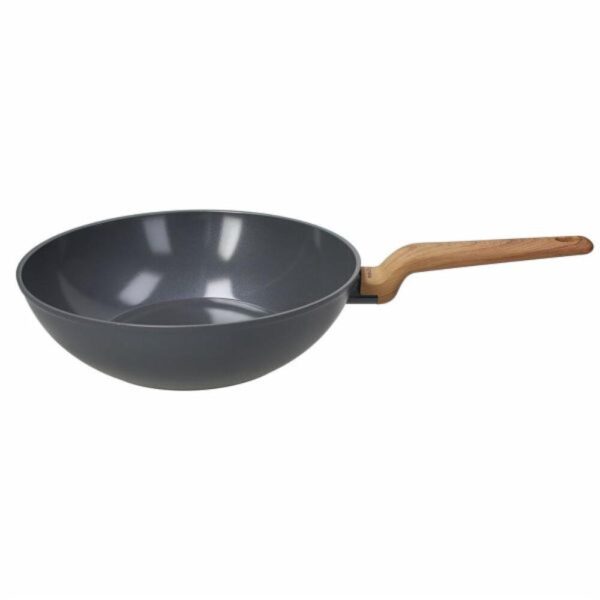 Wok 1 manico 28 cm Recycled T Care grigio Tognana