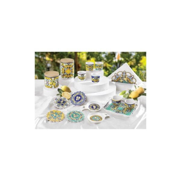 eclettico citrus set 2 pezzi porcellana
