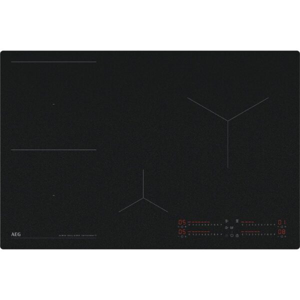AEG TI84IB30IZ Piano Cottura a Induzione 80Cm 4 Zone Saphirmatt SenseboilFry