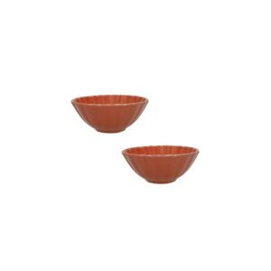 Brandani Set 2 pz ciotole Calipso Arancione 16,6 cm 51454B