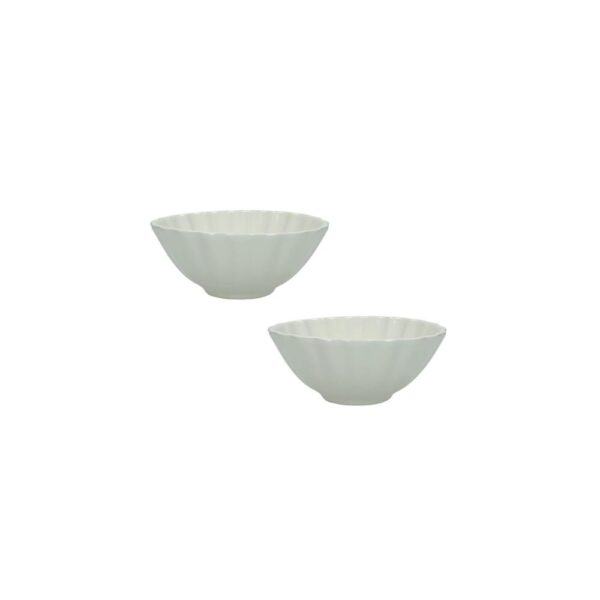 Brandani Set 2 pz ciotole Calipso Avorio 166 cm 51433B