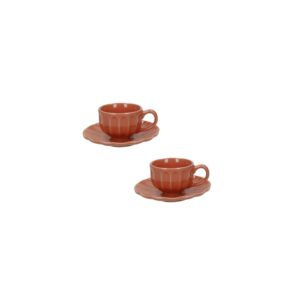 Brandani Set 2 tazzine caffè Calipso Arancione 51456B