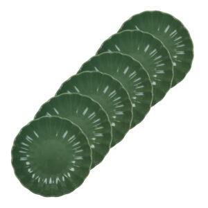 Brandani Set 6 pz piatti fondi Calipso Menta 23 cm 51466SET