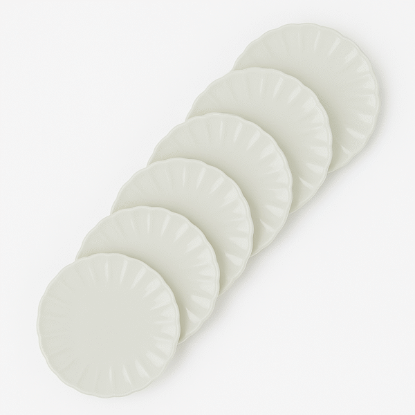 Brandani Set 6 pz piatti frutta Calipso Avorio 21 cm 51432SET