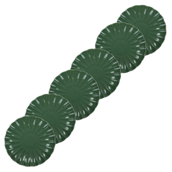 Brandani Set 6 pz piatti frutta Calipso Menta 21 cm 51467SET