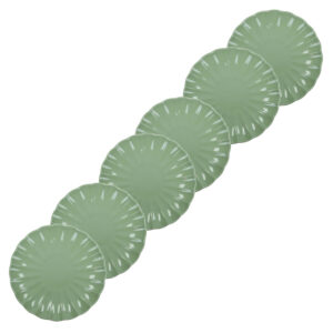 Brandani Set 6 pz piatti frutta Calipso Salvia 21 cm 51446SET