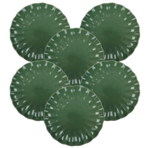 Brandani Set 6 pz piatti piani Calipso Menta 27 cm 51465SET