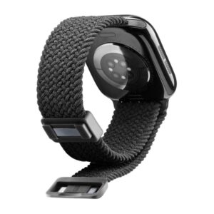 Cinturino in nylon nero per Apple Watch 42 44 45 46 49 mm serie 1 2 3 CellularLine SOFTAPPWATCH4244K