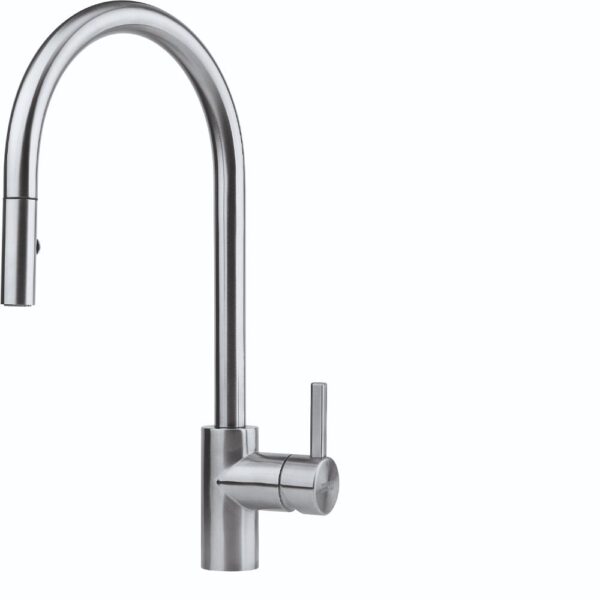 Franke Miscelatore Eos con canna girevole inox 1150590045