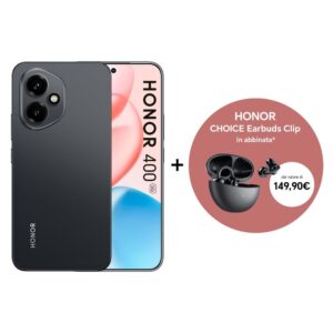 Honor 400 5G Nero 512GB 8GB con Choice Clip