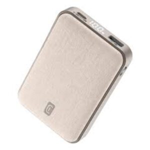 Power bank 10000mAh con 2 USB-C e 1 USB-A PD Glam colore bianco CellularLine PBGLAM10000PDW