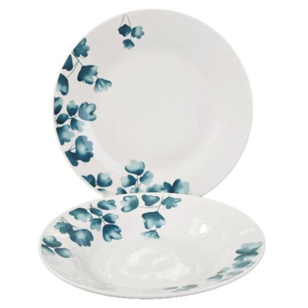 Servizio piatti 12 pezzi porcellana Doris Casa Milano 152010CAM