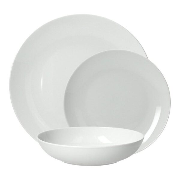 Servizio piatti 18 Pezzi Metropolis colore bianco Tognana ME070180000