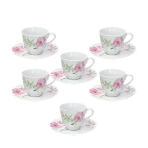 Set 6 tazze caffè con piattino modello Cappett Tognana CV085015762