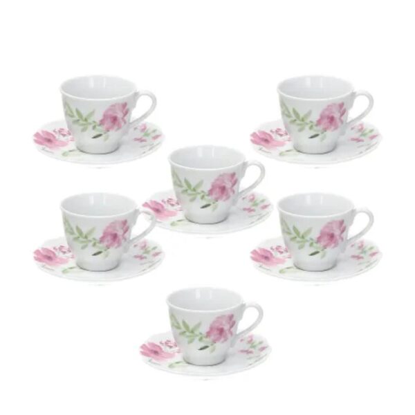 Set 6 tazze caffe con piattino modello Cappett Tognana CV085015762