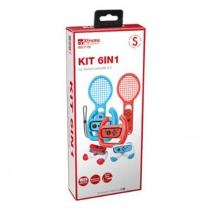 Xtreme Kit accessori Switch 2.0 2 volanti 2 racchette 2 impugnature 95779
