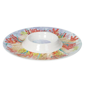 Antipastiera Brandani Oceano in Melamina Diametro 36,5 cm Lavabile in Lavastoviglie