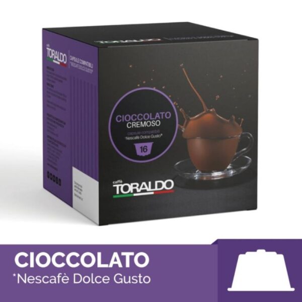Capsule Caffe Compostabili Dolce Gusto Cioccolato 16Pz Toraldo 303026 1
