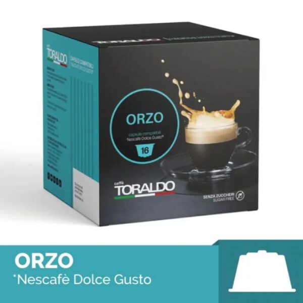 Capsule Caffe Compostabili Dolce Gusto Orzo 16Pz Toraldo 303017