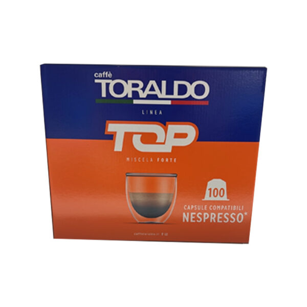 Capsule Caffe Compostabili Nespresso Top Forte 100Pz Toraldo 107163