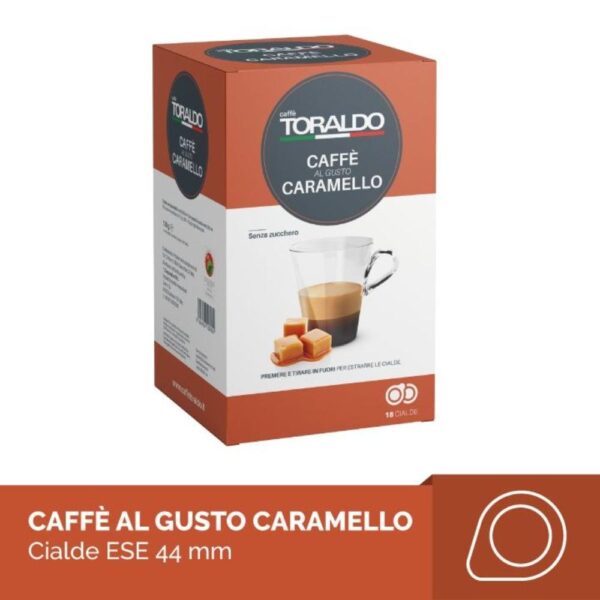 Cialde Caffe Caramello 18Pz Toraldo 303100 1