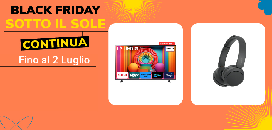 banner sconti tv fino 2 luglio