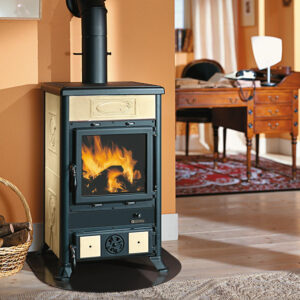 La Nordica Stufa a Legna 9 kW Classe A+ Rendimento 86,8% Basse Emissioni