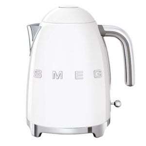Smeg KLF03WHEU Bollitore Elettrico Anni '50 Bianco 1,7L 2400W Acciaio Inox