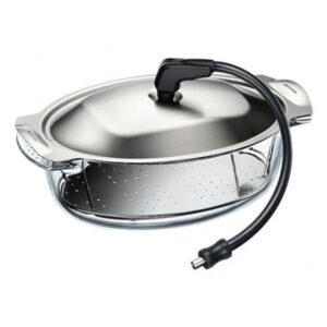 Pirofila a Vapore Electrolux S.STEAMKIT Acciaio e Vetro per Forni XXL 74 lt