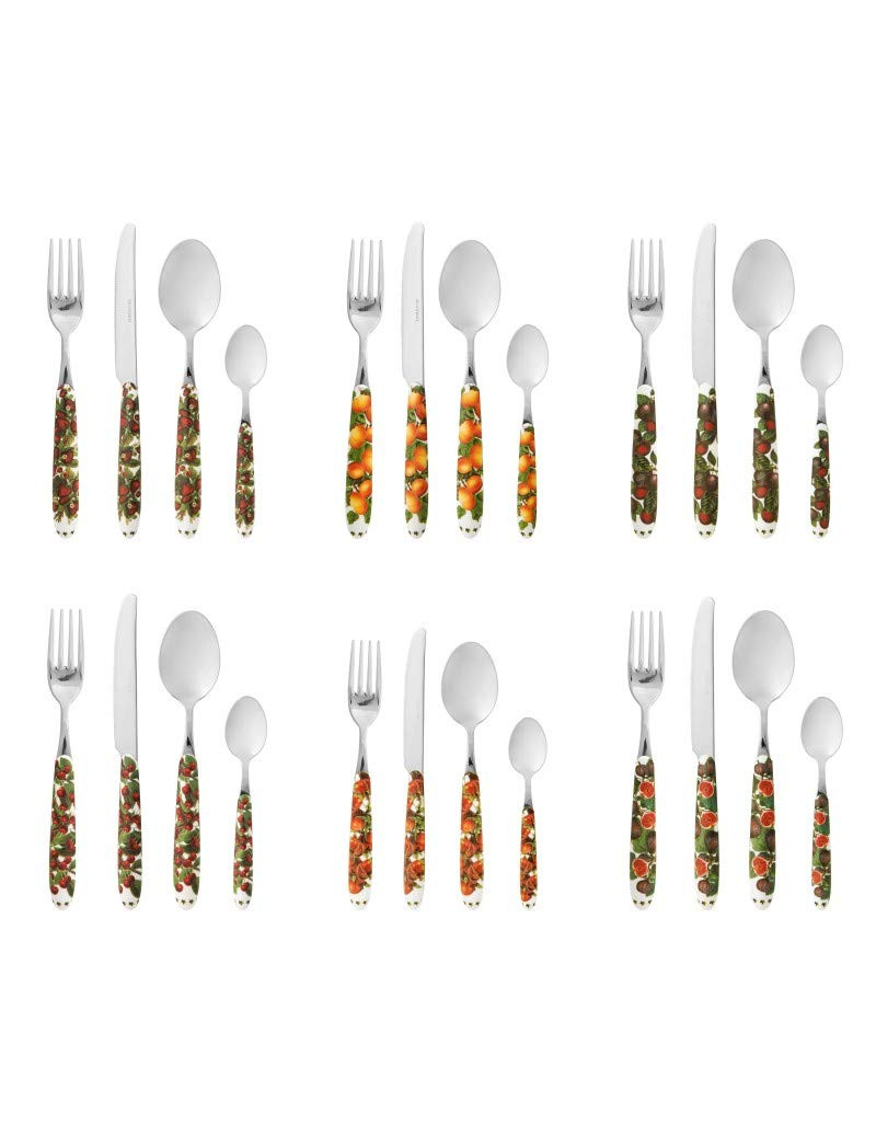 Set Posate Brandani Le Primizie 24 Pezzi Acciaio Inox Modello 52189 1 0 341