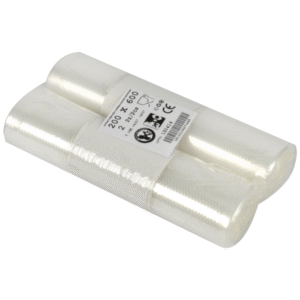 Rotolo sottovuoto goffrato Besser Vacuum 20x600 cm per alimenti trasparente