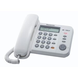 Panasonic KX-TS580EX1 Telefono Identificatore di Chiamata Bianco