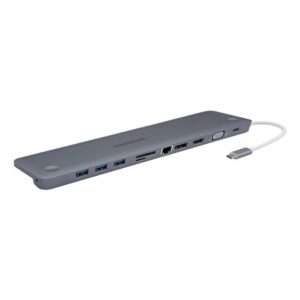 Mediacom MD-C322 Docking Station USB 3.2 Gen 1 Grigio