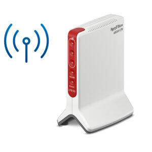 AVM FRITZ!Box 6820 LTE v3 Router Wireless 4G WiFi 2.4GHz 450Mbit/s Gigabit Rosso Bianco