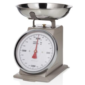 Bilancia da cucina Brandani 2 kg acciaio inox tortora precisa compatta