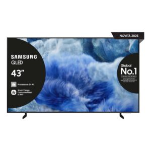 Samsung QE43Q8FAAUXZT Smart TV QLED 43" 4K Ultra HD Wi-Fi Grigio Tizen OS