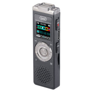 Registratore vocale Trevi DR 437 SA2 8GB grigio con VOR e batteria ricaricabile